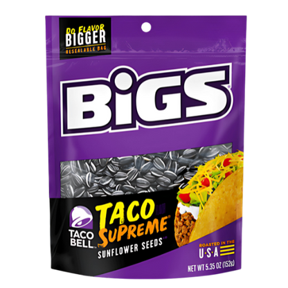 BIGS TACO BELL SUNFLOWER SEEDS 152g