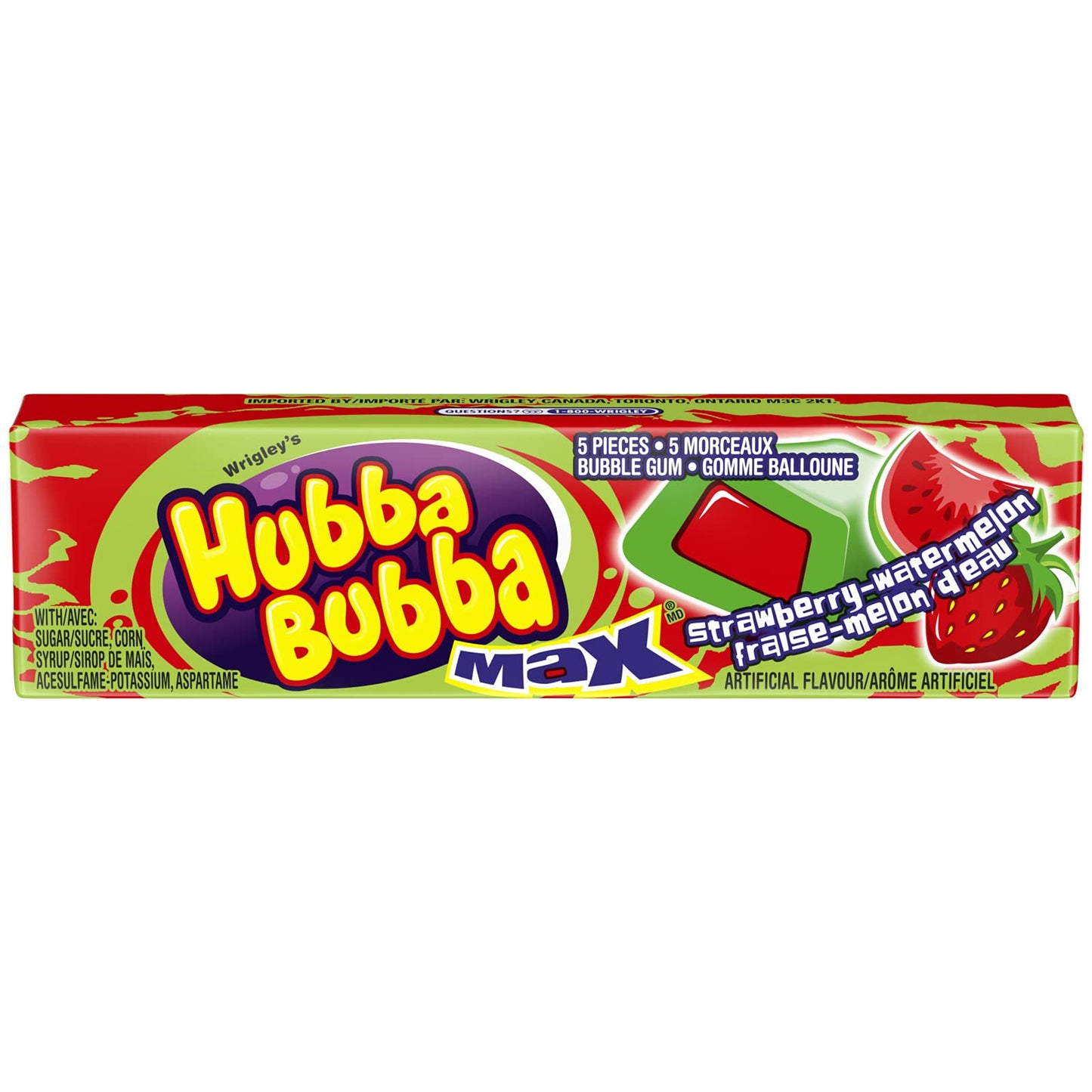 Hubba Bubba Max Strawberry Watermelon 40g