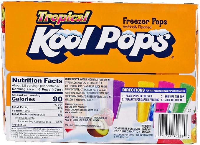 Tropical Kool Pops 567g