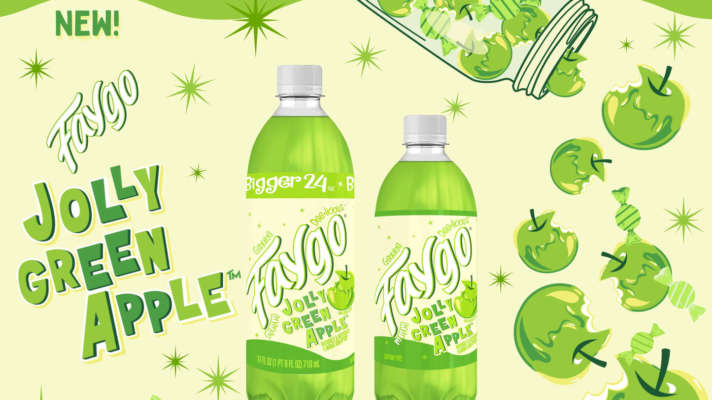 FAYGO JOLLY GREEN APPLE 710mL