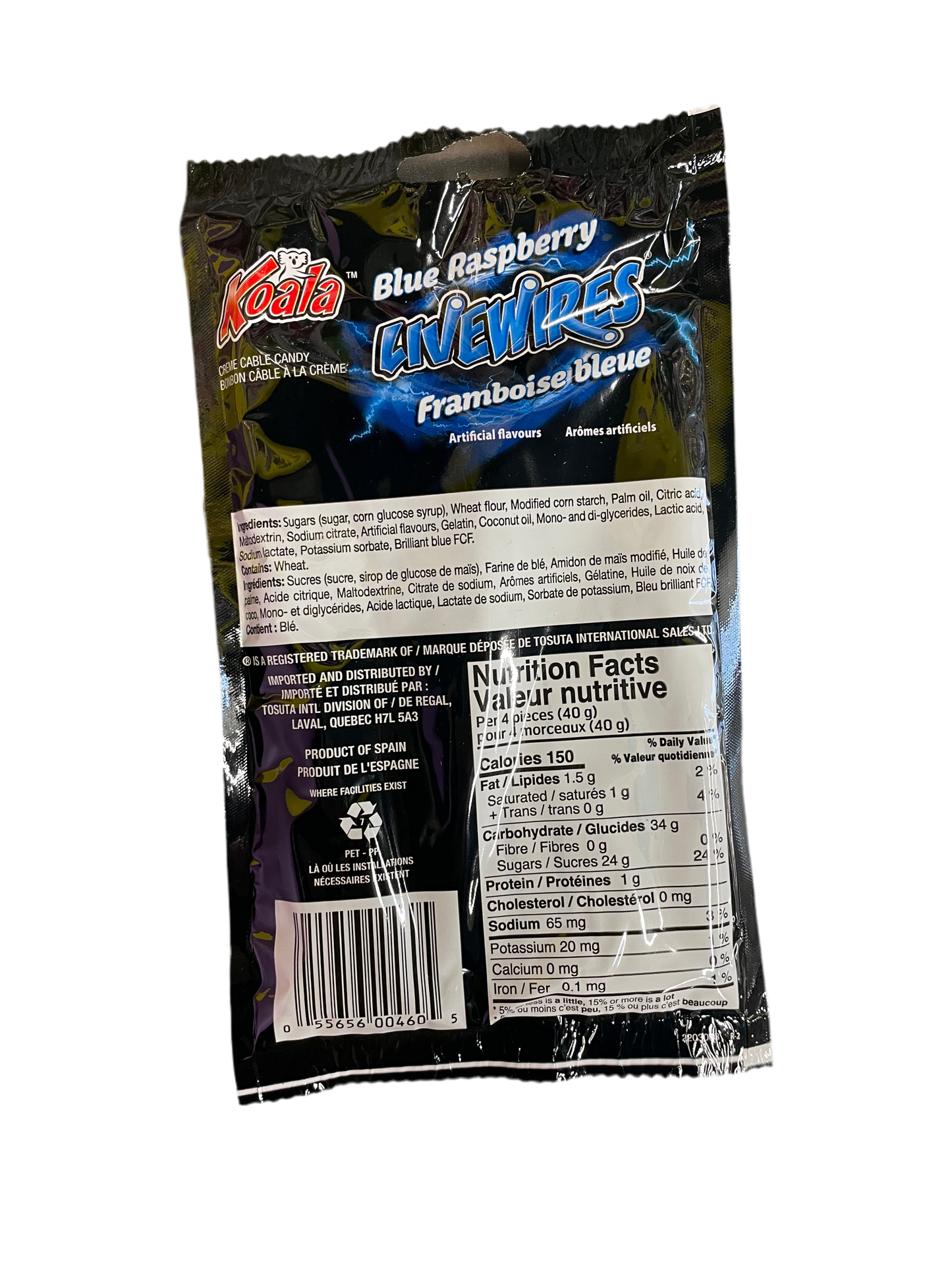 Koala Livewires Framboise Bleue 100g
