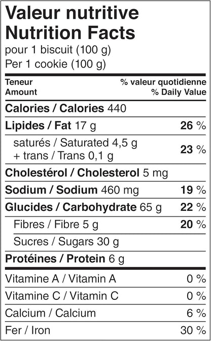 BIG DADDY COOKIE CHOCOLATE CHIPS 100g