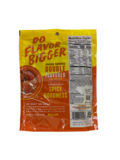 BIGS BUFFALO WINGS SUNFLOWER SEEDS 152g