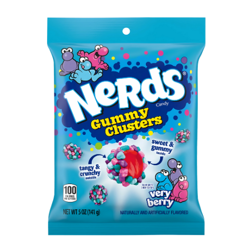 NERDS GUMMY CLUSTERS VERY BERRY 142g