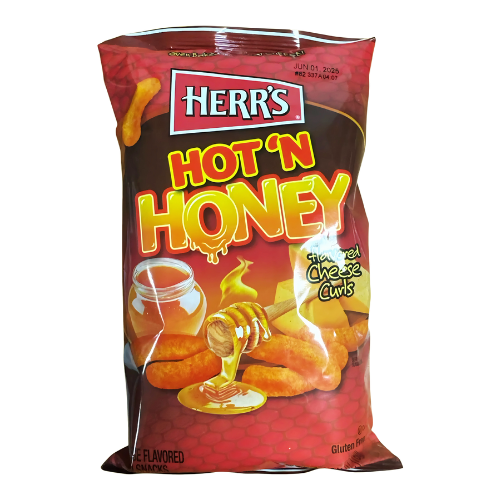 HERR'S HOT AND HONEY CHEESE CURL 78g