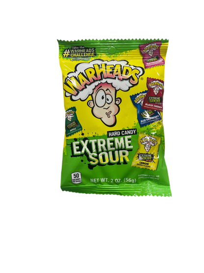 WARHEADS HARD CANDY EXTREME SOUR 2oz