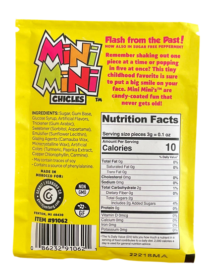 MINI MINI CHICLES