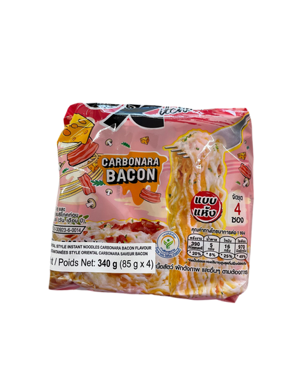 Mama Oriental Kitchen Instant Noodles (Carbonara Bacon) 340g