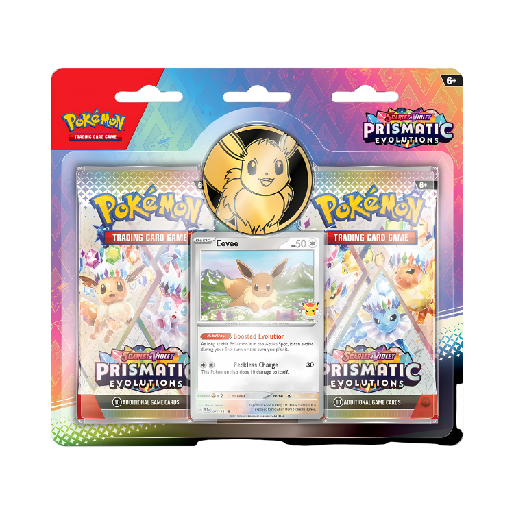 POKEMON - SCARLET & VIOLET # SV8.5 - PRISMATIC EVOLUTIONS - 2 PACKS BLISTER (ENGLISH)