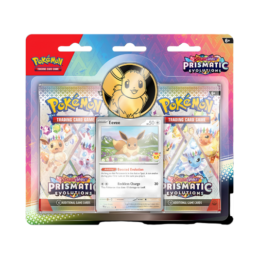 POKEMON - SCARLET & VIOLET # SV8.5 - PRISMATIC EVOLUTIONS - 2 PACKS BLISTER (ENGLISH)