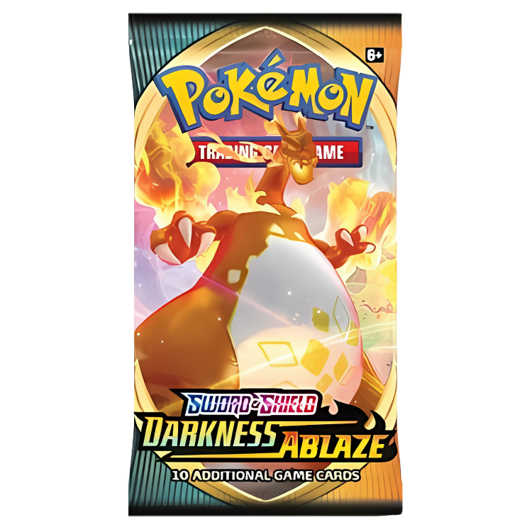 POKEMON - SWORD & SHIELD - DARKNESS ABLAZE BOOSTER PACK (ENGLISH) (P10/B36/C6)