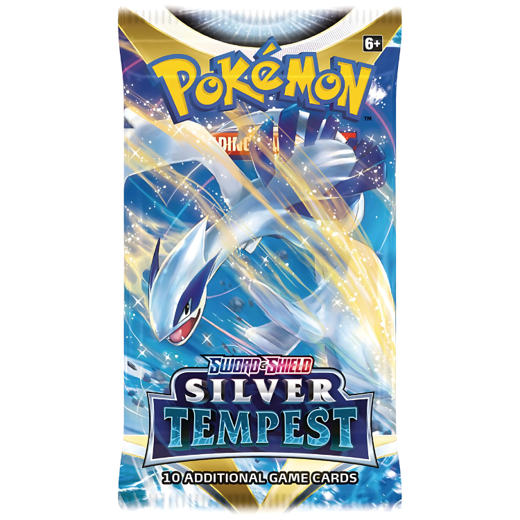 POKEMON - SWORD & SHIELD - SILVER TEMPEST BOOSTER PACK (ENGLISH) (P10/B36/C6)