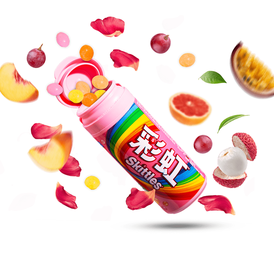 Skittles Candy Drop Flower & Fruit 30g