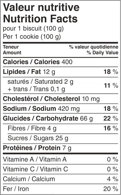 Biscuit Big Daddy Avoine 100g