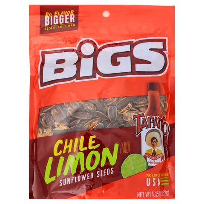 Bigs Tapatio Chile Limon Sunflower Seeds 152g