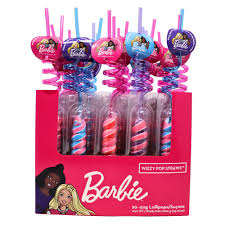 Barbie Wizzy Pop Straw 50g