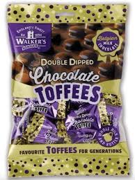 Walkers Double Dipped Chocolate Toffees 135g