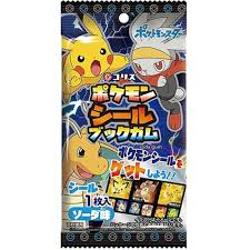 Coris Gomme et Autocollants Pokémon 22g