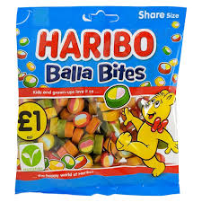 Haribo Balla Bites 140g