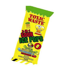 Toxic Waste Sour Ice Pops 640g
