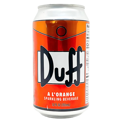 Duff À L'Orange 355mL – Boisson pétillante à l’orange