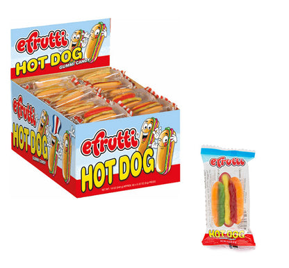 eFrutti Mini Hot Dog Gummi Candy 9g