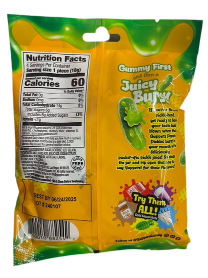 Gupperz Gummy Liquid Pickles 72g