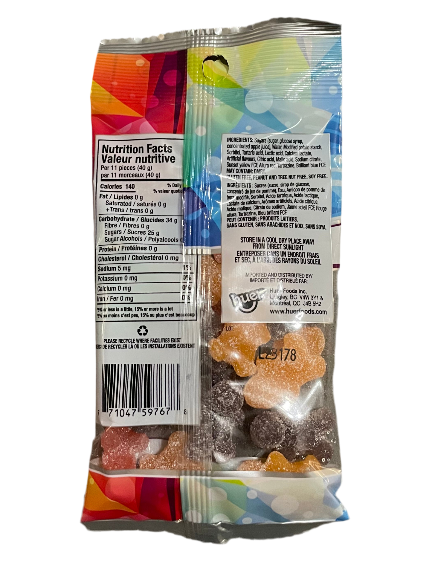 Huer Sour Brats 75g