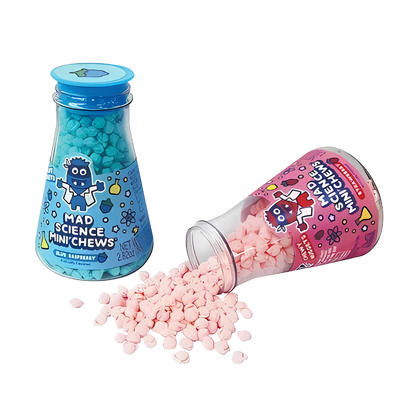 Fruity Mad Science Mini Chews Blue Raspberry 80g