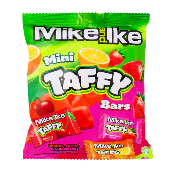 Mike and Ike Mini Taffy Bars 108g