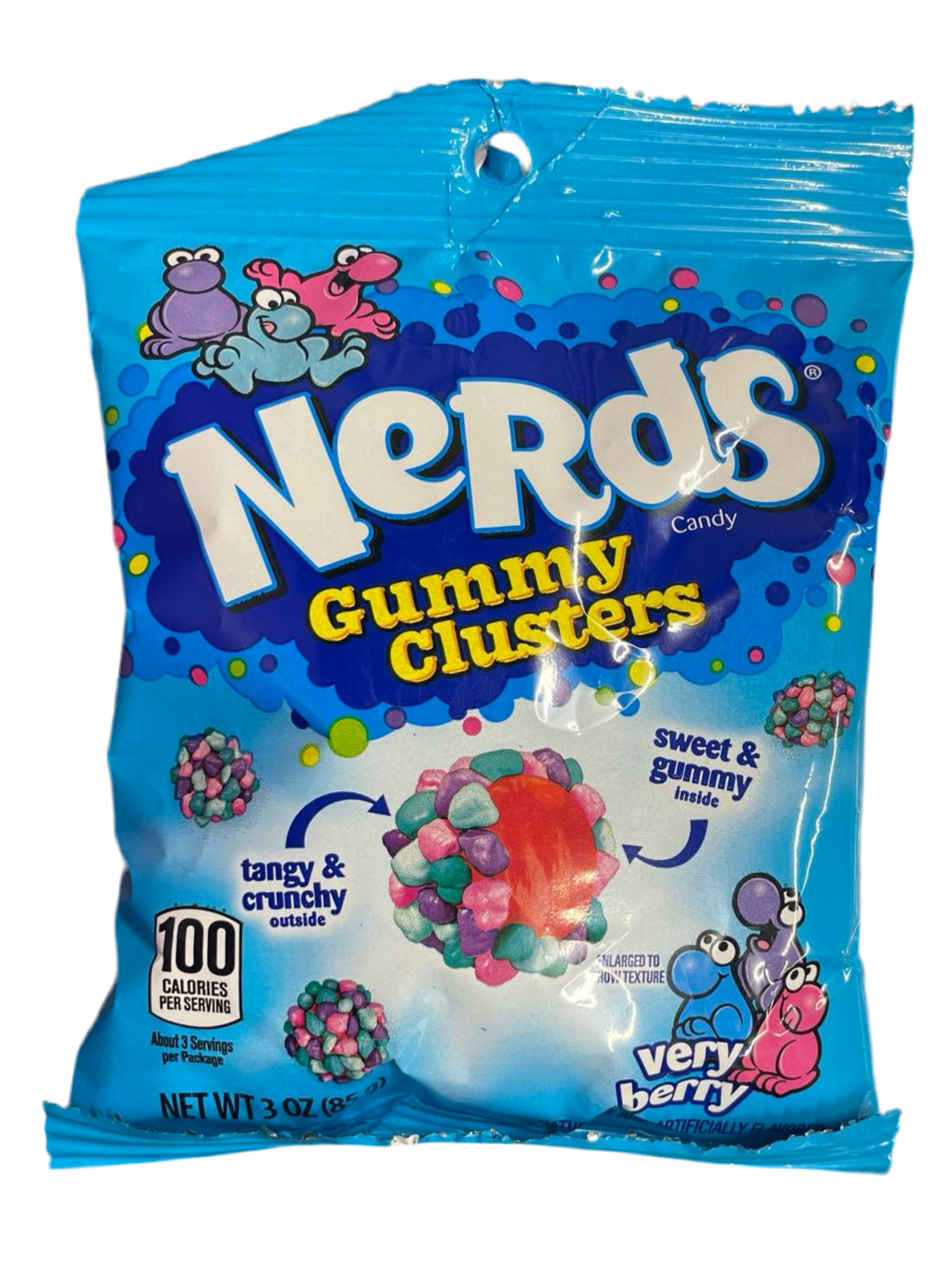 Nerds Gummy Cluster Very Berry 85g