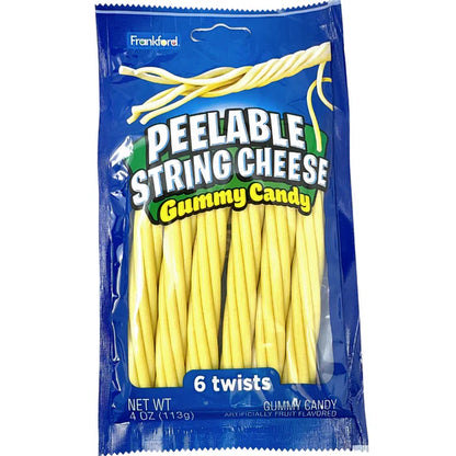 Peelable String Cheese Gummy Candy 113g