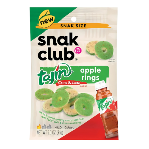 Snak Club Tajin Chili & Lime Apple Rings 71g