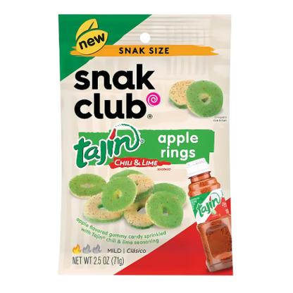 Snak Club Tajin Chili & Lime Apple Rings 71g