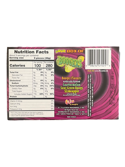 Theater Box Sour Boogers Gummy 85g
