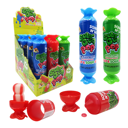 Sour Goo Pop 50g - Suçon avec gel surette à presser