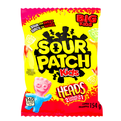 Sour Patch Kids Heads 2 in 1 154g