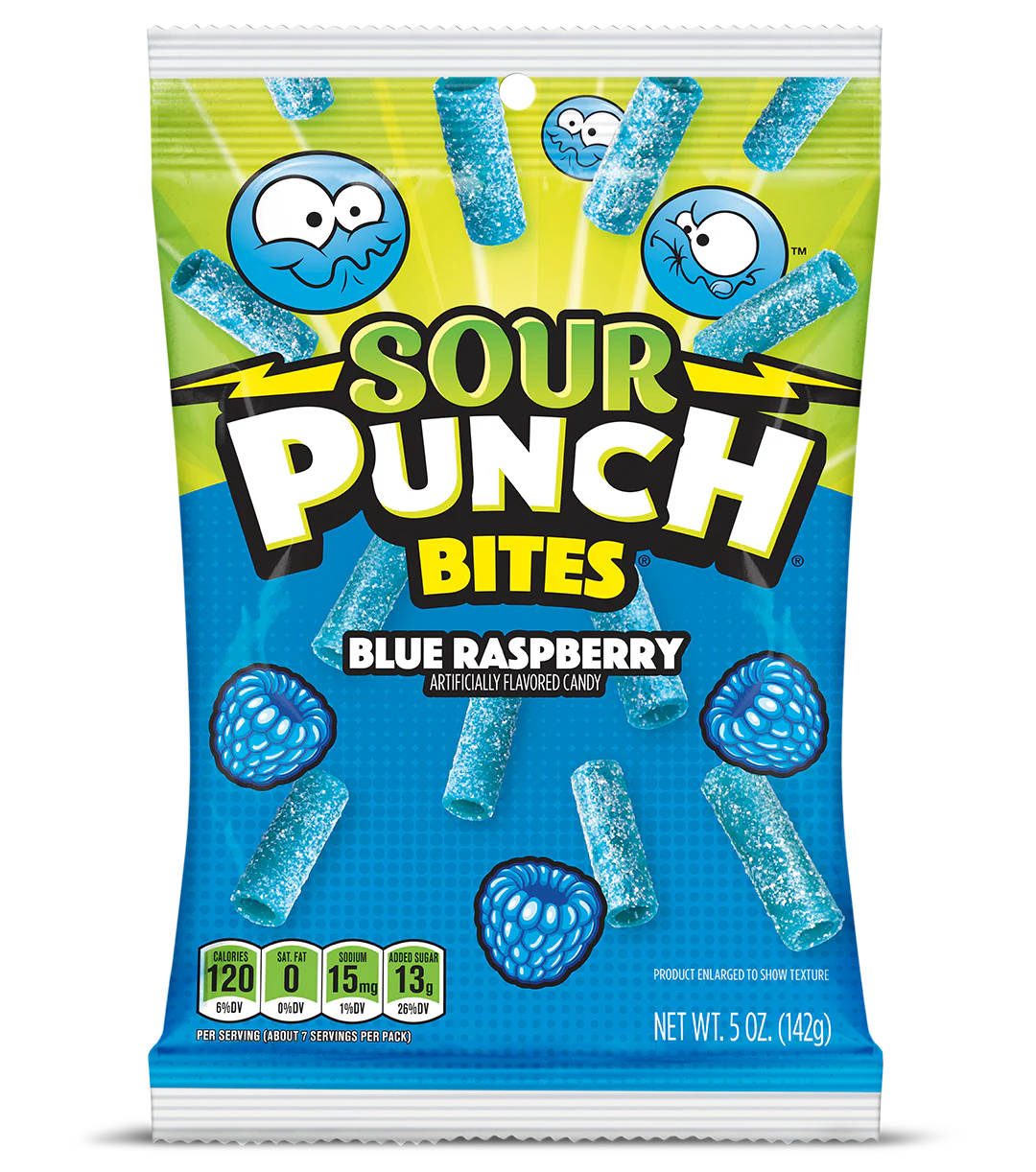 Sour Punch Bites Blue Raspberry 142g