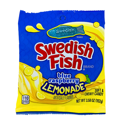 Swedish Fish Blue Raspberry Lemon 102g