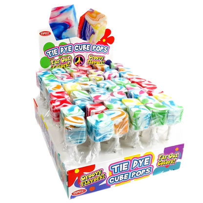 Tie Dye Cupe Pops 20g – Sucette tourbillon aux couleurs vibrantes
