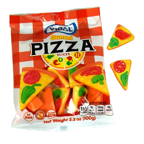 Vidal Gummi Pizza 100g