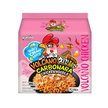 Paldo Volcano Carbonara Chicken Noodle 520g
